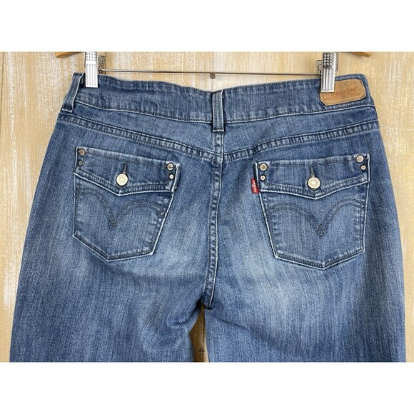 LEVIS 526 Womens The Original Jeans Slender Bootcut Medium Wash Blue | Size 10 - Picture 5 of 13
